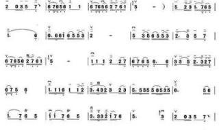 十五的月亮简谱 十五的月亮简谱